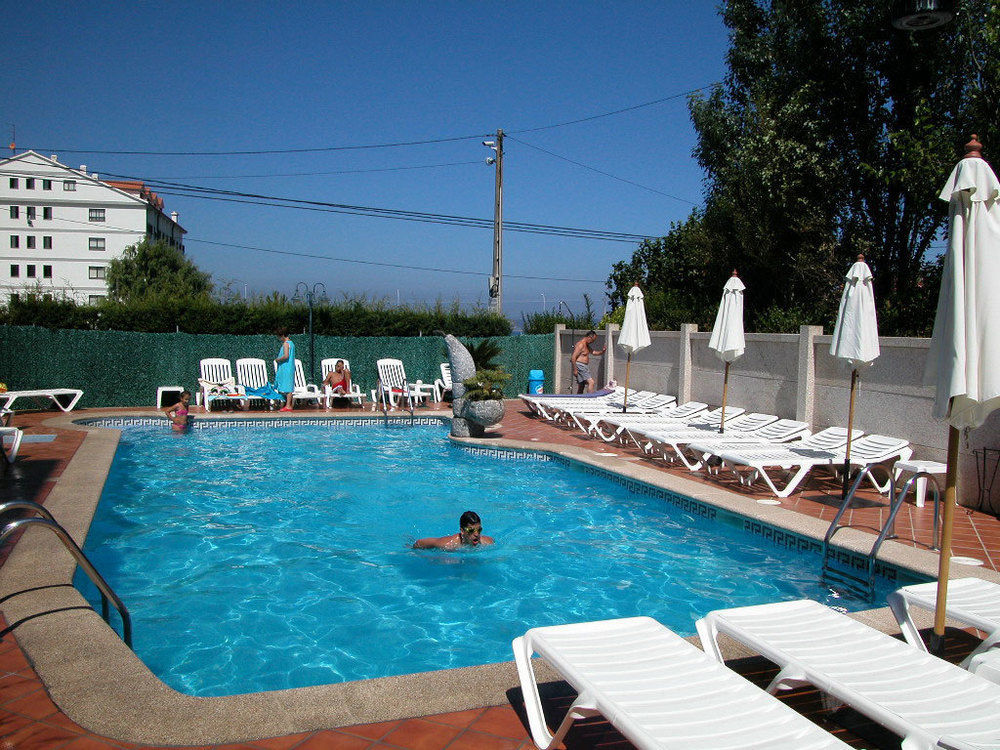 Hotel Piñeiro Playa de la Lanzada Buitenkant foto